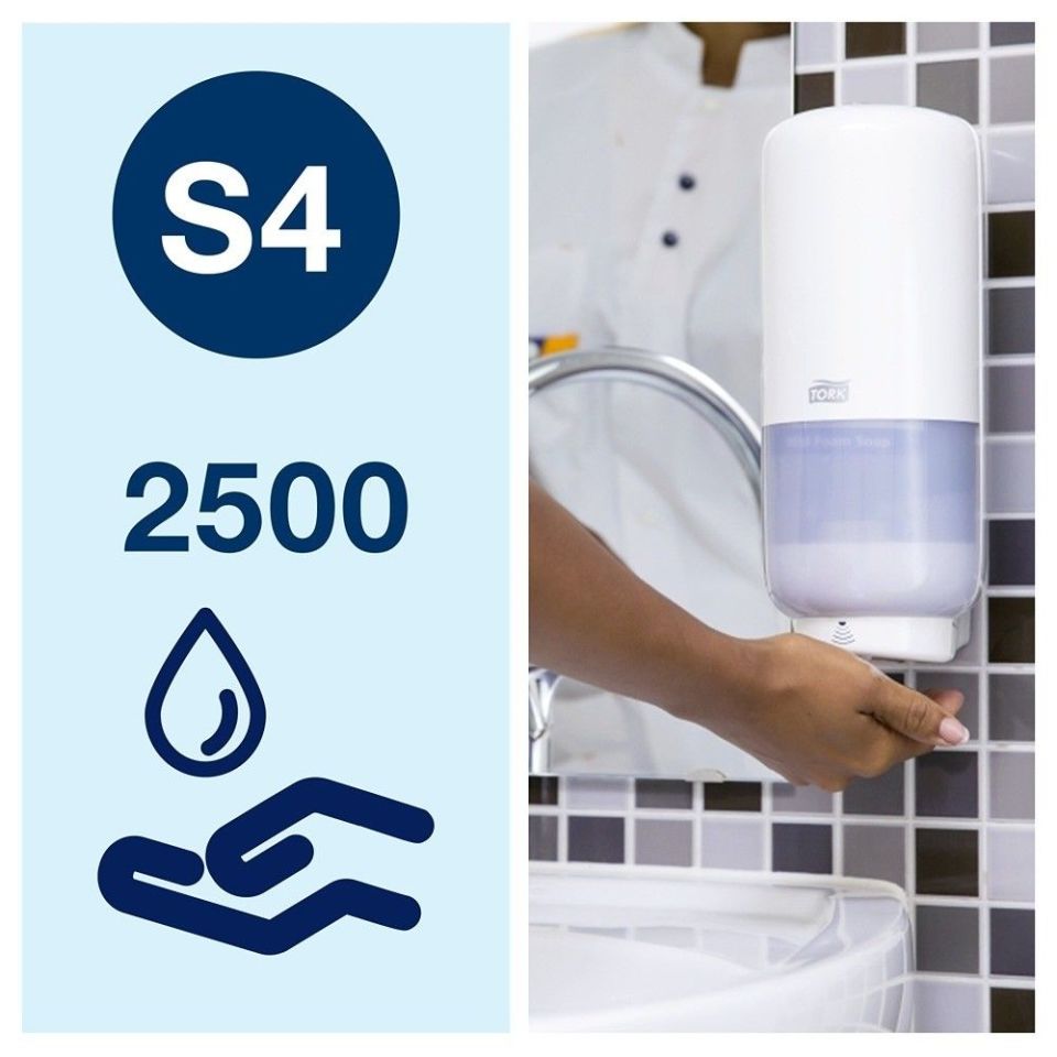 Tork S4 Premium Köpük Sabun 1000 ML 6 Adet