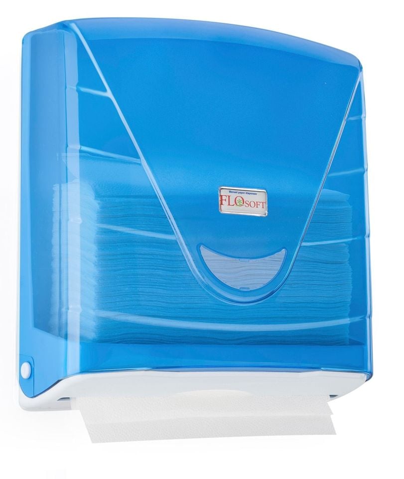 Flosoft Z Katlama Havlu Aparatı Mavi 300 lü
