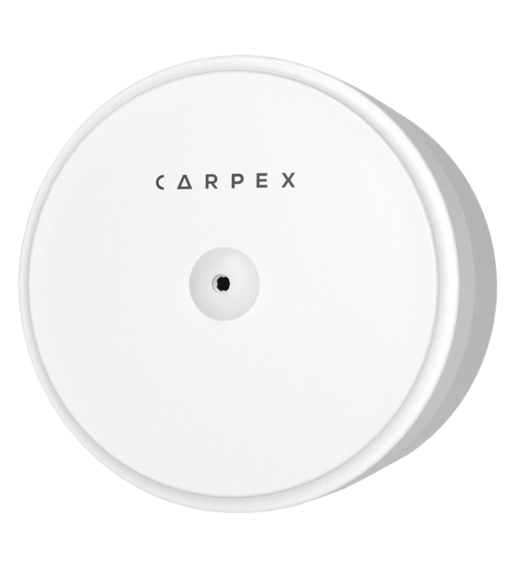 Carpex İçten Çekmeli Mini Tuvalet Kağıdı Aparatı Beyaz