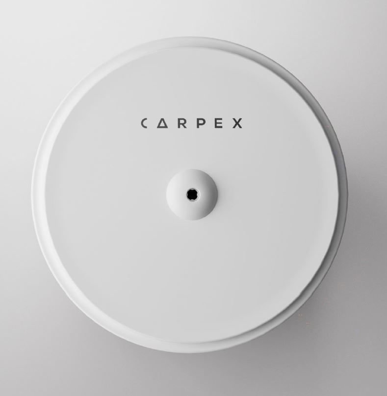 Carpex İçten Çekmeli Mini Tuvalet Kağıdı Aparatı Beyaz