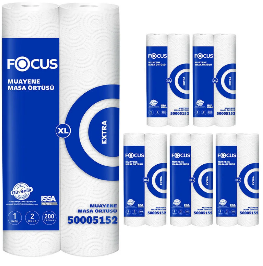 Focus XL Muayene Masa Örtüsü 50 Metre 12 li