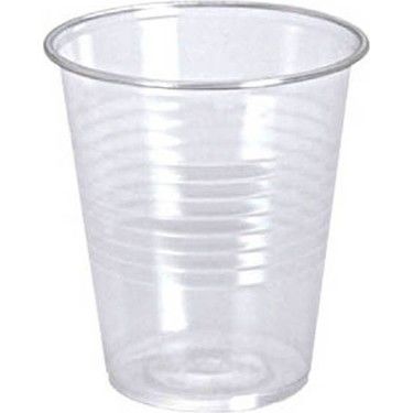 180 CC Plastik Bardak Şeffaf 100 lü