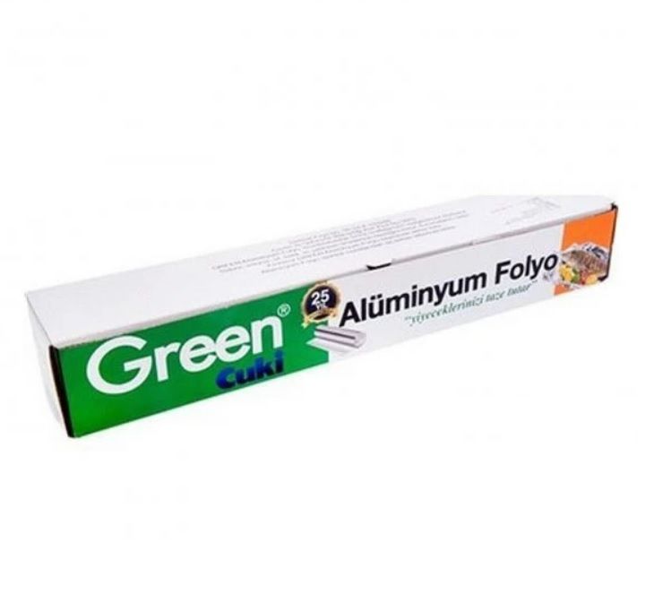 Green Alüminyum Folyo 45x100 Metre 10 Micron