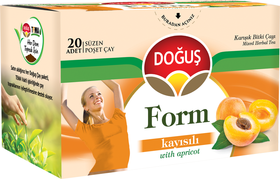 Doğuş Form Çayı Kayısı 20 li