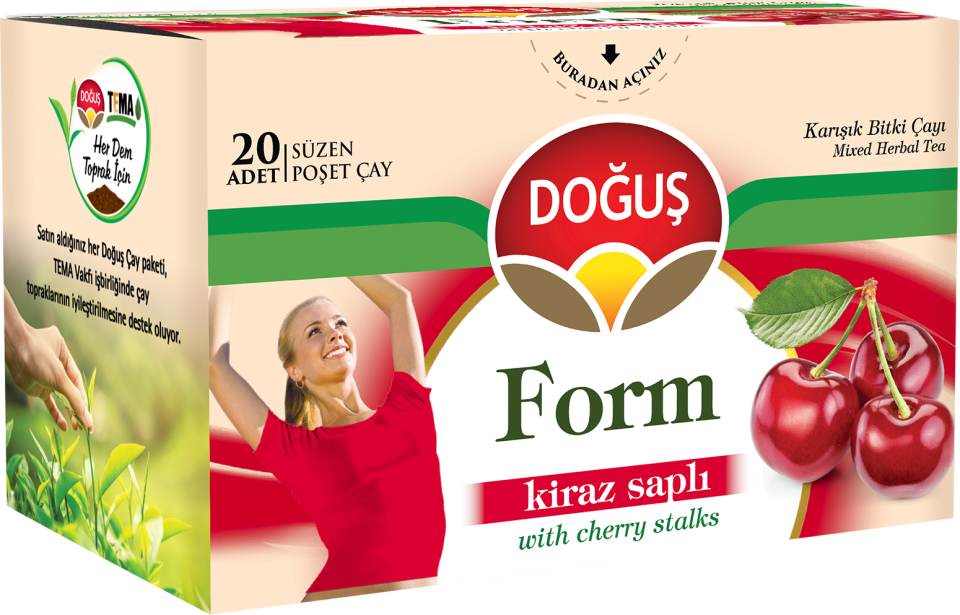 Doğuş Form Çayı Kiraz Saplı 20 li