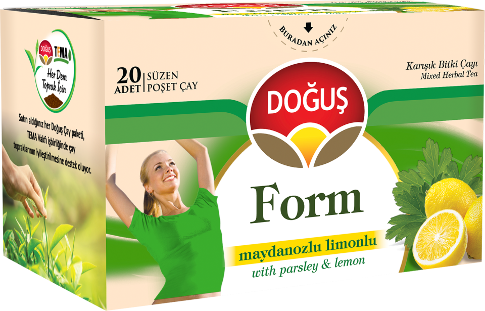 Doğuş Form Çayı Maydanozlu Limonlu 20 li