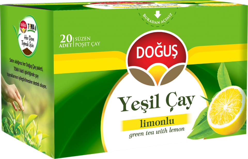 Doğuş Yeşil Çay Limonlu 20 li