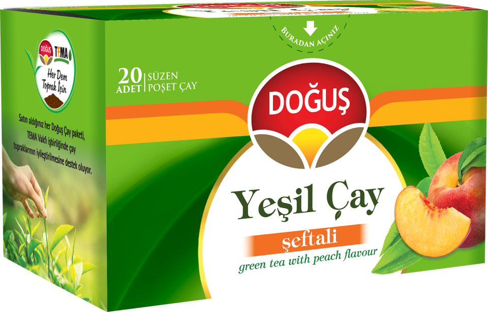 Doğuş Yeşil Çay Şeftali 20 li
