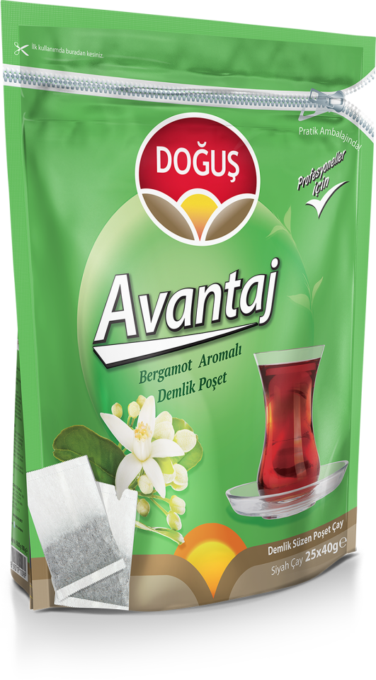 Doğuş Avantaj Bergamot Aromalı Demlik Poşet Çay 25x40gr