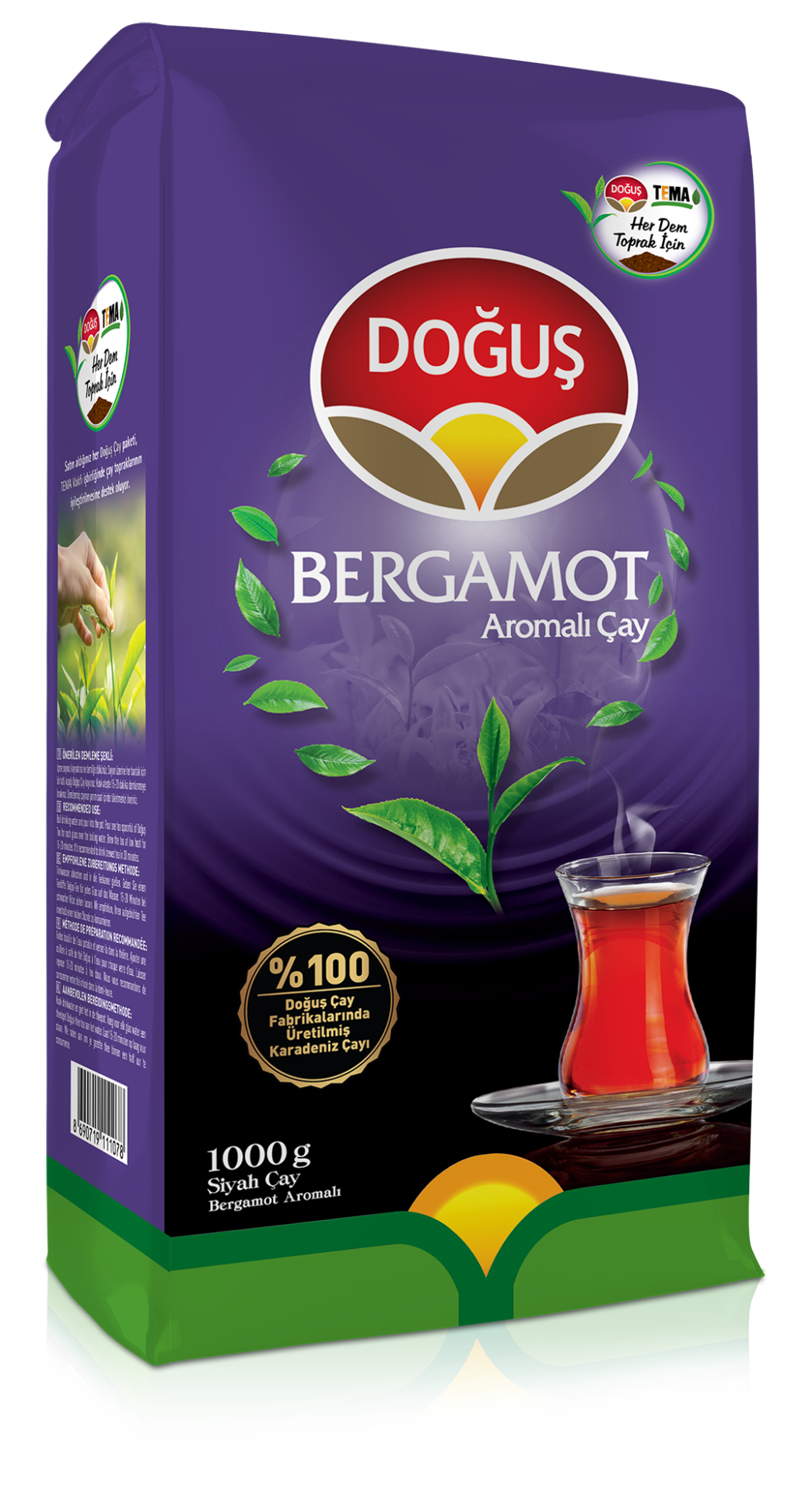 Doğuş Bergamot Aromalı Siyah Çay 1000 gr