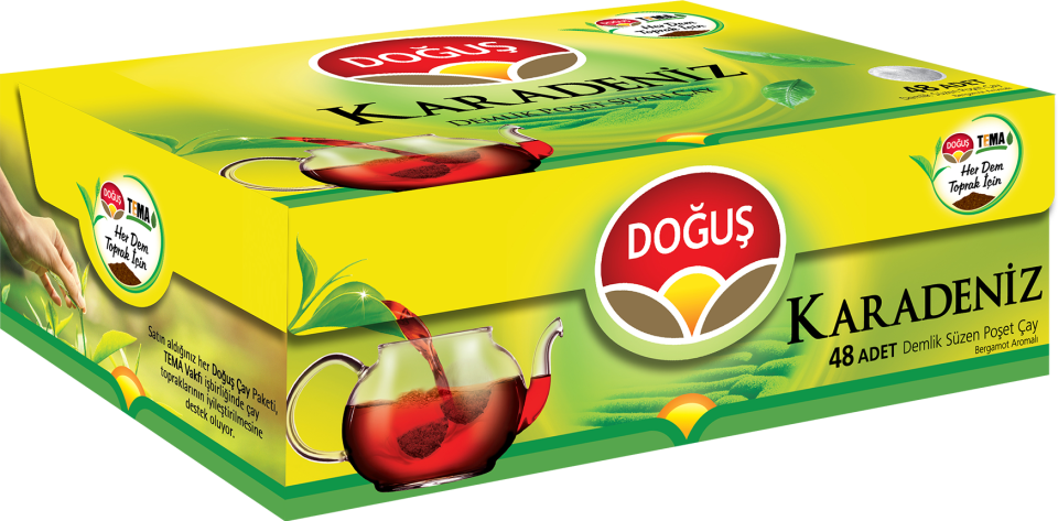 Doğuş Karadeniz Demlik Poşet Çay Bergamotlu 48x3.2gr