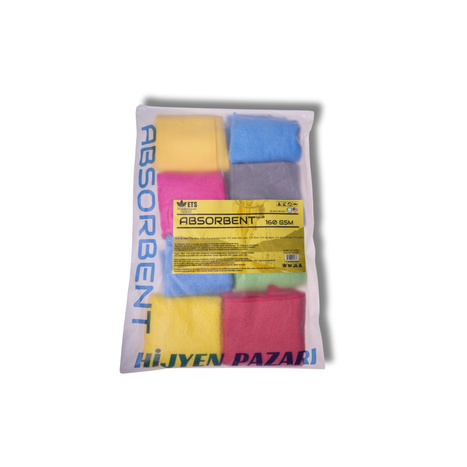 Absorbent Liquid 160 GSM Temizlik Bezi 8 li