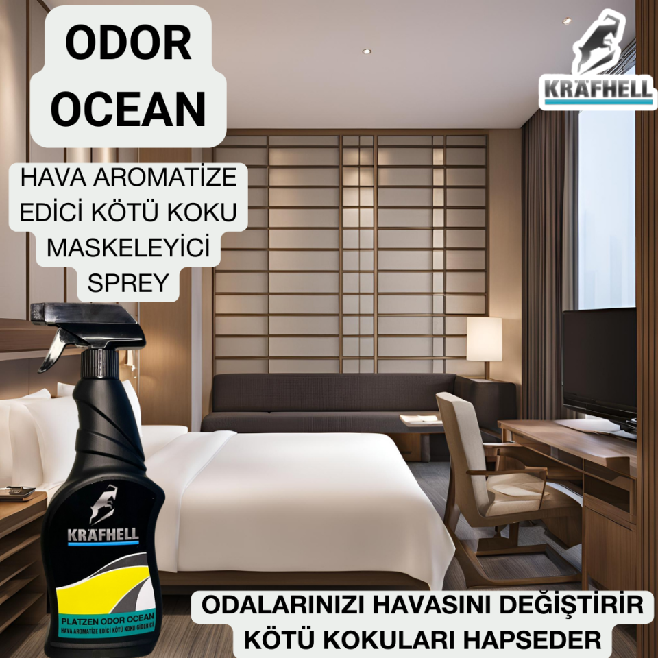 Krafhell Platzen Odor Oda Parfümü ve Hava Aromatize Edici OCEAN 500 ml