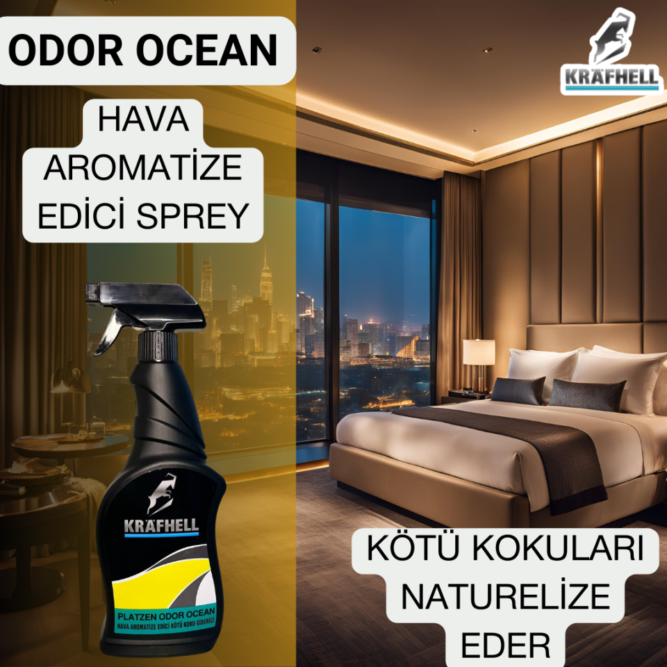 Krafhell Platzen Odor Oda Parfümü ve Hava Aromatize Edici OCEAN 500 ml