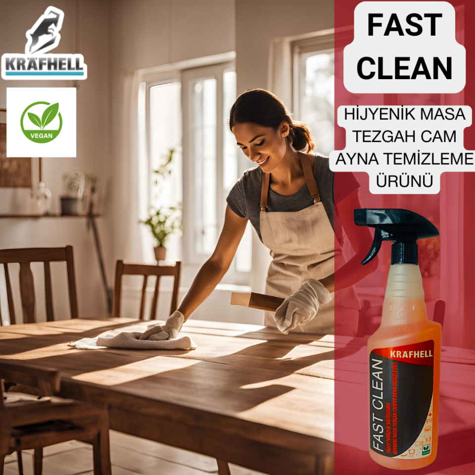 Krafhell Fast Clean Yüzey Temizlik Solüsyonu 750 ml