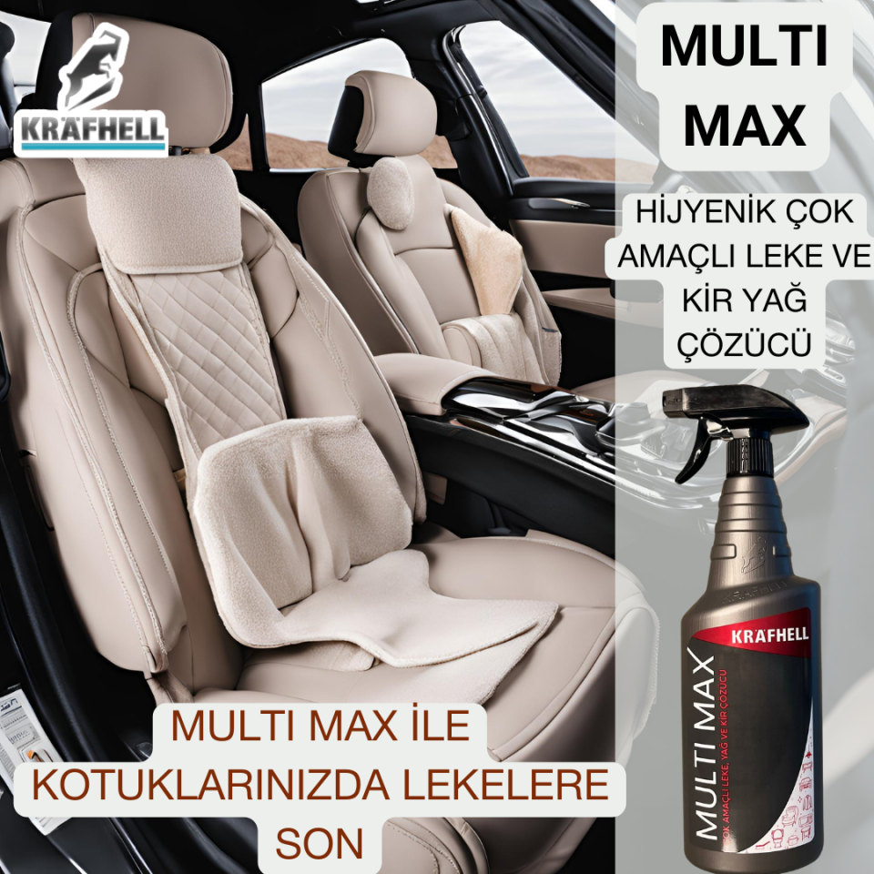 KRAFHELL Multimax Hijyenik Çok Amaçlı Leke Ve Yağ Kir Çözücü 750 ml