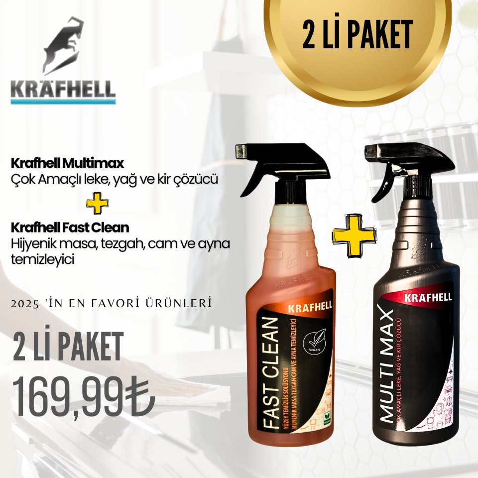 Krafhell Multimax + Krafhell Fast Clean (2 li Paket)