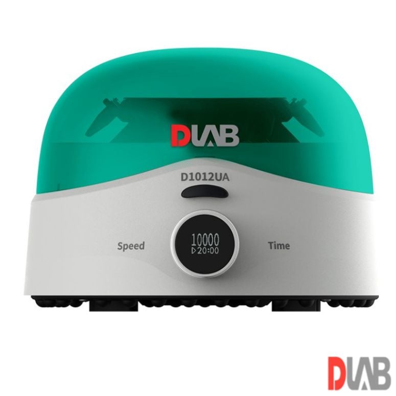 DLab  Yüksek Hızlı Mikro Santrifüj 0.2 ml x 44 pcr Tüp 0.5 / 1.5 / 2 ml × 12 + 0.2 ml Pcr 8 Strips x 4 / 10.000 rpm D1012UA