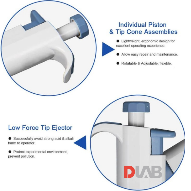 DLab  Ayarlanabilir Otomatik Pipet  100-1000 μl