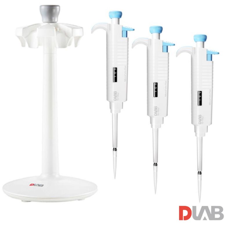 DLab  Micropipet Plus 3 Adet Otomatik Pipet Ve Standı 20-200 µl, 100-1000 µl, 1000-5000 µl DL SET 3