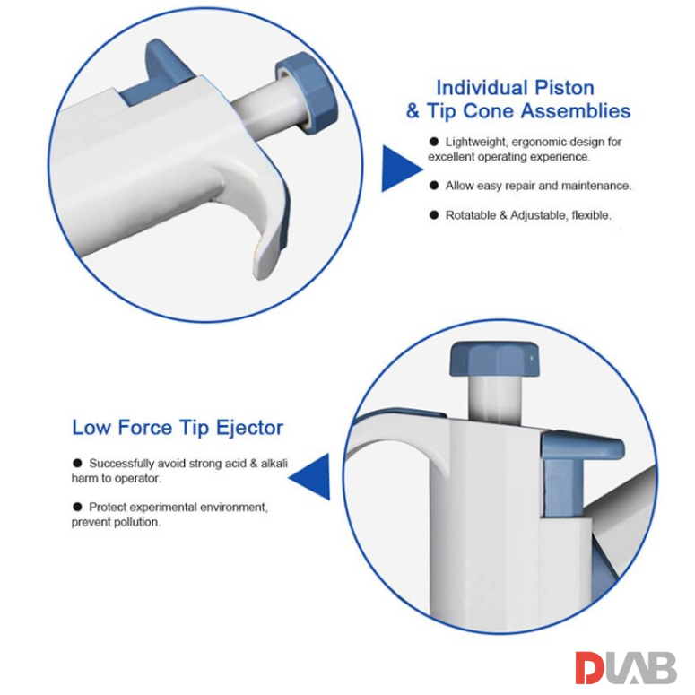 DLab  Ayarlanabilir Otomatik Pipet ( 20-200 µl ) 7010101009