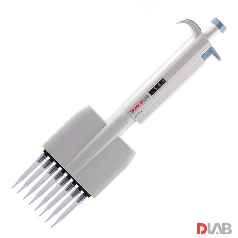 DLab  Ayarlanabilir 8 Kanallı Otomatik Pipet ( 0.5-10 µl ) 7010103004