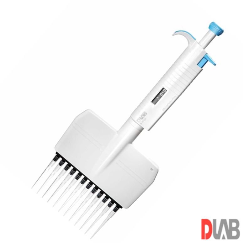 DLab  Ayarlanabilir 12 Kanallı Otomatik Pipet ( 50-300 µl ) 7010104012