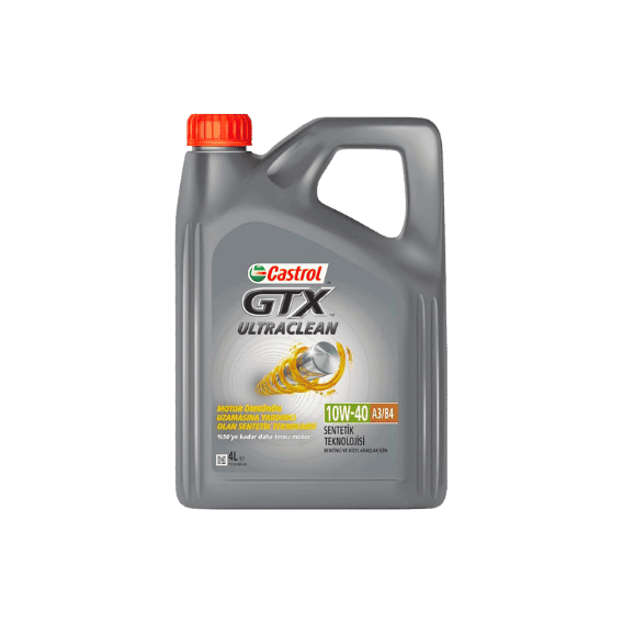 CASTROL GTX ULTRACLEAN 10W-40 Tam Sentetik Teknolojisi Benzinli ve Dizel A3/B4 - OEM: P0100C2-04