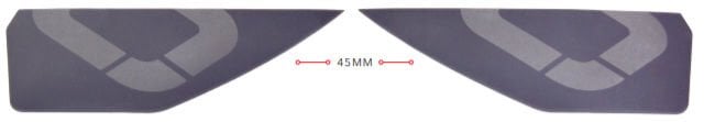 Fins for Kite Board V2 45mm x 4