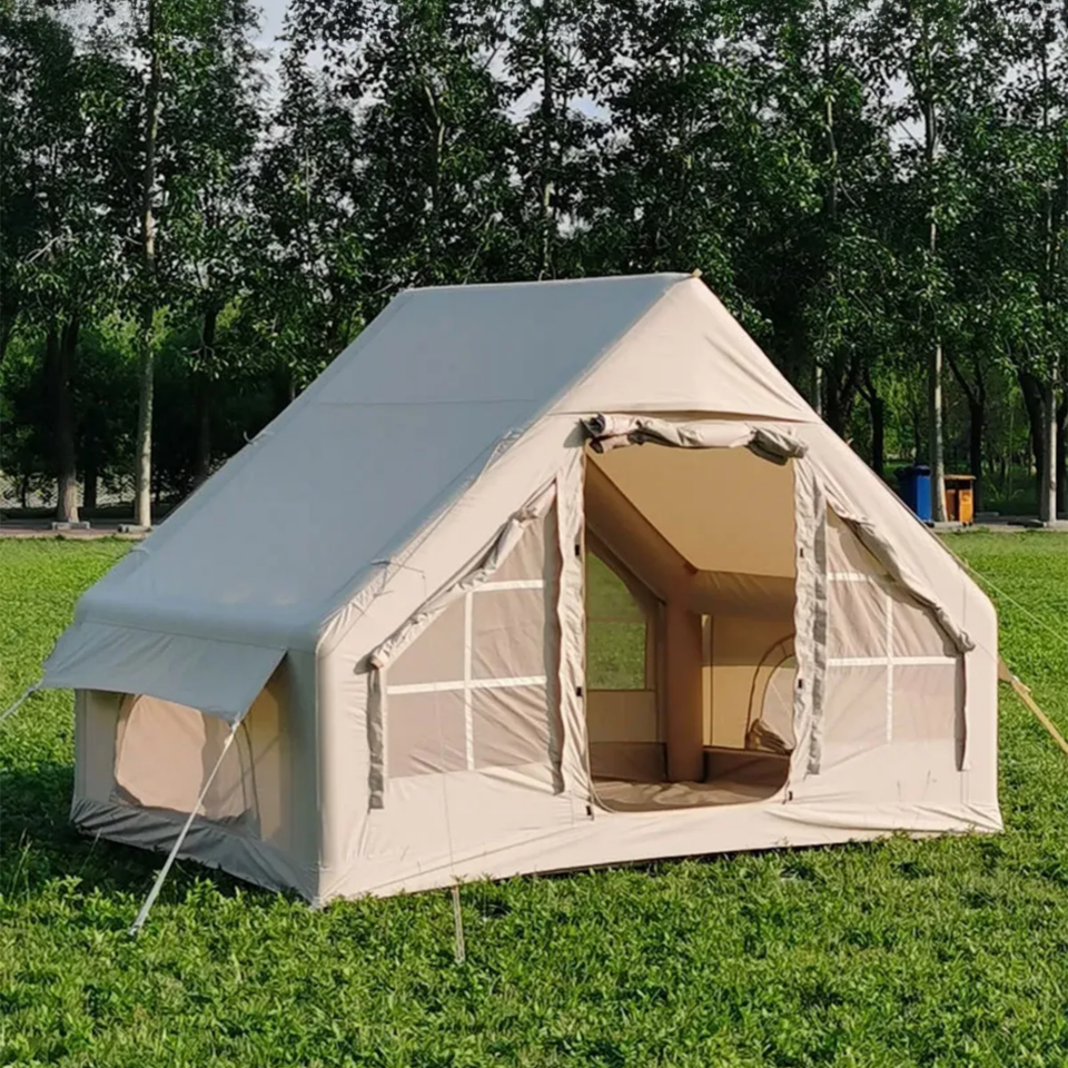 6 Kişilik  4 Mevsim Şişme Kamp Çadırı + Duş ve Giyinme Çadırı