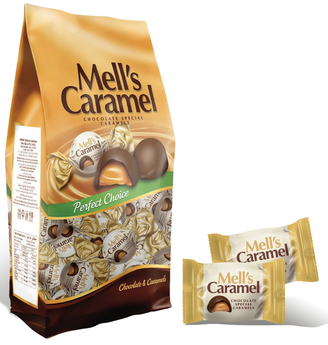 Mell's Caramel Double Twist 500GR