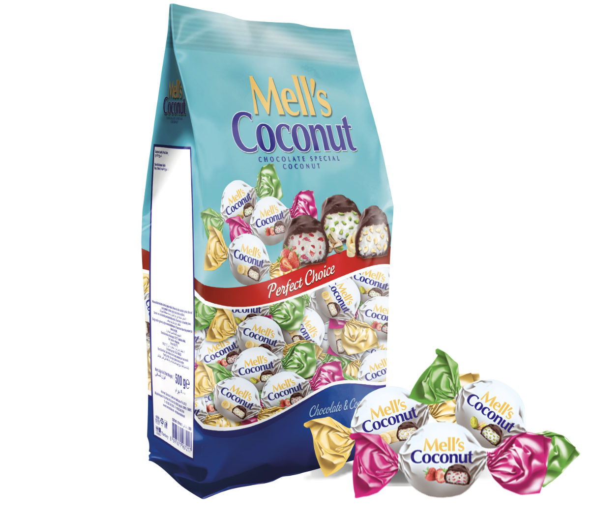 Mell's Coconut Double Twist 500GR