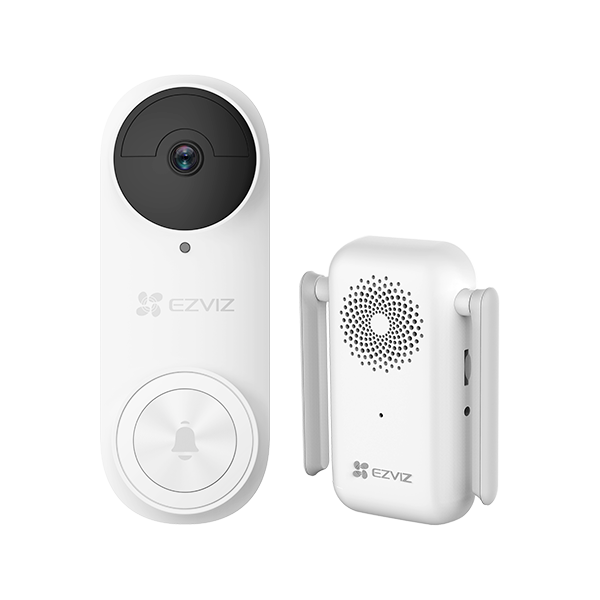 Ezviz CS-DB2 PRO 2K+ 6MP Wi-Fi Görüntülü Kapı Zili (H.265) (İki Yönlü Konuşma)