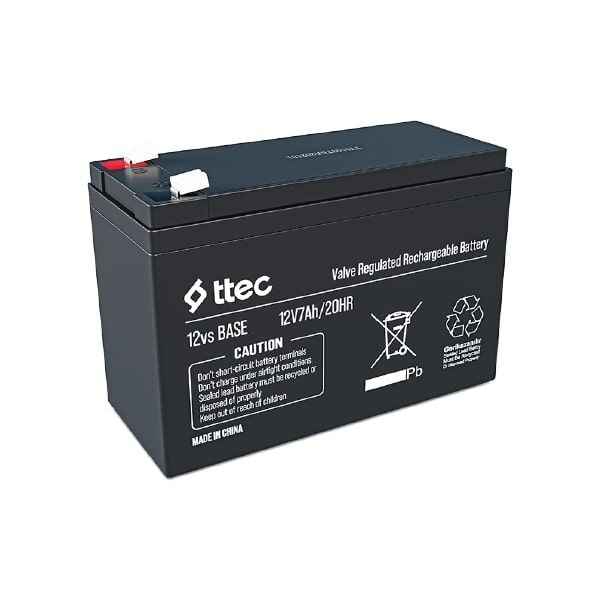 Ttec Base 12V 7AH Bakımsız Kuru Akü