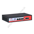 Ztech ZR-1004 4+2 Port PoE Switch
