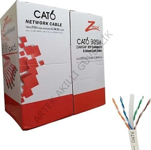 Z Tech ZTECH 23AWG/4P 0,50MM 305M CAT6 KABLO