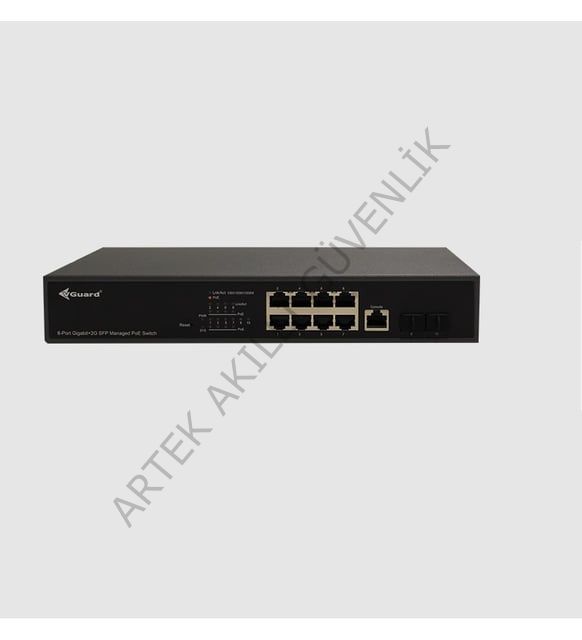 VGuard VG-SW2008PM-140 8 Port 10/100/1000 Mbps Gigabit PoE Switch