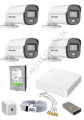 Hikvision Renkli Sesli AHD Kamera Seti