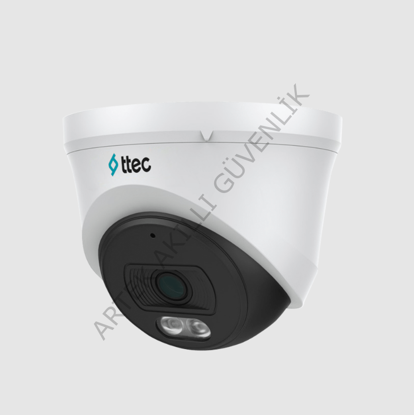 TTEC IPDP-2330M-M/SL-Lite 2 MP Sabit Lensli Hibrit Işıklı Turret IP Kamera