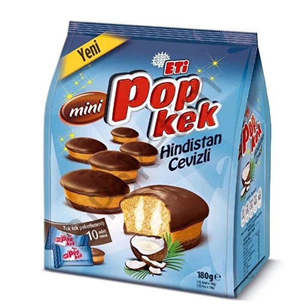 Eti Pop Kek Mini H.Cevizli 180 Gr