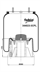 344023-3CPL Komple Körük ( Plastik pistonlu )