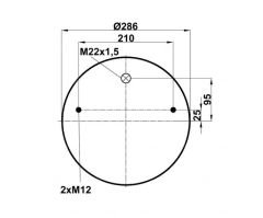 344810-5C KOMPLE KÖRÜK  ( METAL PİSTON )