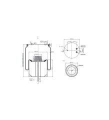 344911-3C KOMPLE KÖRÜK ( METAL PİSTON )