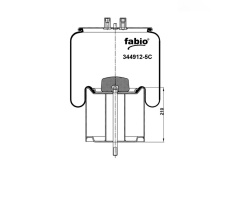 344912-5C KOMPLE KÖRÜK ( METAL PİSTON )