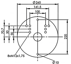 340283-1C KOMPLE KÖRÜK  ( METAL PİSTONLU ) - (WEWELER-MERCEDES-SCHMITZ-WEWELER)