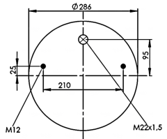 340283-1C KOMPLE KÖRÜK  ( METAL PİSTONLU ) - (WEWELER-MERCEDES-SCHMITZ-WEWELER)