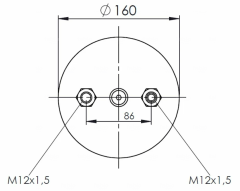 34112-C KOMPLE KÖRÜK ( METAL PİSTONLU ) - (ISUZU MD27-RABA)