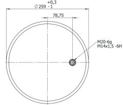 34113-150-CPL KOMPLE KÖRÜK ( PLASTİK PİSTONLU  ) - (DISCOS-HENDRICKSON-SAMRO - MERITORROR)