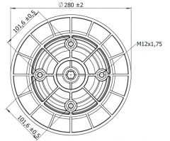 34113-150-CPL KOMPLE KÖRÜK ( PLASTİK PİSTONLU  ) - (DISCOS-HENDRICKSON-SAMRO - MERITORROR)