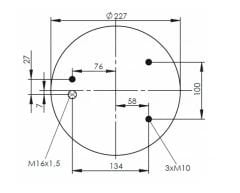 341889-S SERVİS TİP KÖRÜK ( LASTİK KÖRÜK )
